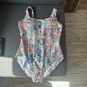 Johnny Was Eyelet Bathing Suit